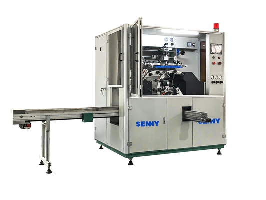 เครื่องพิมพ์เครื่องสําอาง หมวก Border เครื่องพิมพ์เครื่องพิมพ์ไหม servo สีเดียว จําหน่าย
