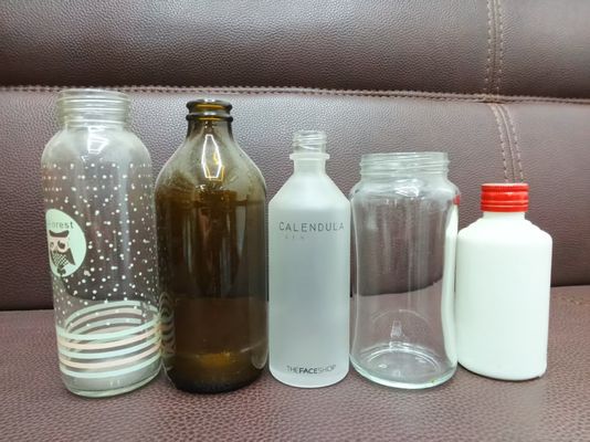 1-6 Colors Bottle Screen Printer With IR Curing For  Glass Bottle 40pcs/Min