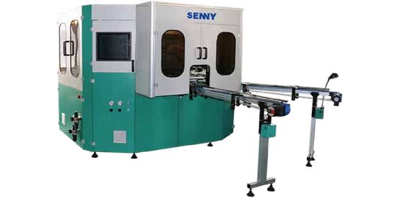 เครื่องปั๊มฟอยล์ร้อนอัตโนมัติ 8 สถานีสำหรับพิมพ์ภาชนะขนาดเล็ก 45 ชิ้น/นาที