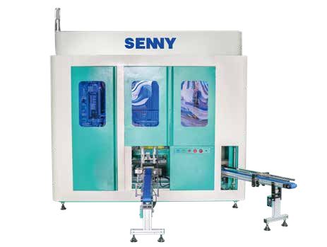 เครื่องพิมพ์สกรีนขวดพลาสติกเซรามิกแก้วปั๊มร้อน เครื่องอบ LED-UV 3 สี 60 ชิ้น/นาที