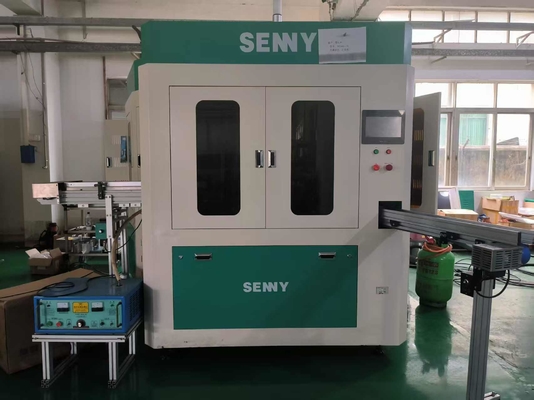 เครื่องพิมพ์หน้าจอ CNC Tube 5 สี เครื่องพิมพ์หน้าจอกระปุกเต็มเซอร์โว 85pcs/Min