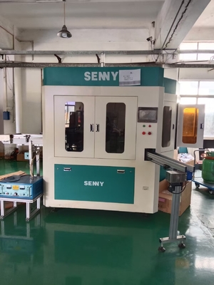 เครื่องพิมพ์สกรีน UV อัตโนมัติ CNC หลอดนิ่ม 4 สี 80 ชิ้น/นาที