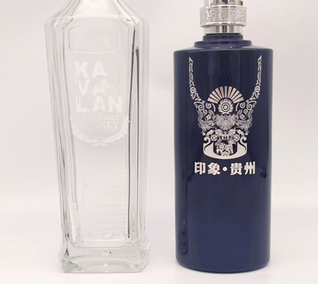 2400pcs/Hr เครื่องพิมพ์หน้าจออัตโนมัติเต็ม สําหรับกระป๋องแก้ว ขนาด 50-350mm