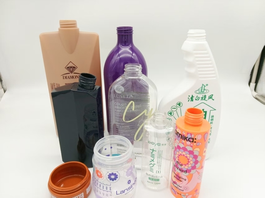 เครื่องพิมพ์สกรีนหลายสี 6 บาร์ สำหรับขวดทรงกลม 5 สถานีการพิมพ์ 45 ชิ้น/นาที