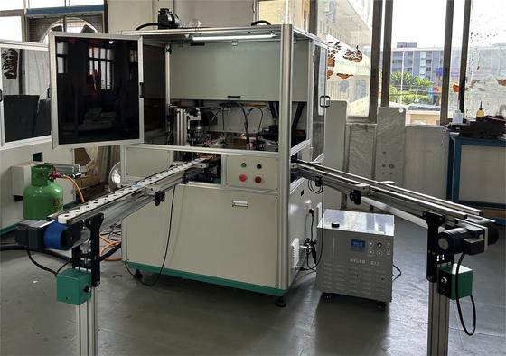 เครื่องพิมพ์ฝาแบบพื้นผิวเรียบ 1-3 สี พิมพ์แม่นยำสูง 50 ชิ้น/นาที