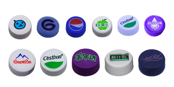 เครื่องพิมพ์ออฟเซ็ต UV อัตโนมัติสําหรับกระปุกพลาสติก 28-38mm กว้าง 1600pcs / นาทีกับ 1-4 สี