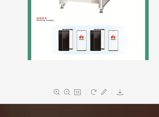 SGS 1000pcs / Hr เครื่องพิมพ์แผ่นนิวเมติกสำหรับ 3D Glass Of Tablets