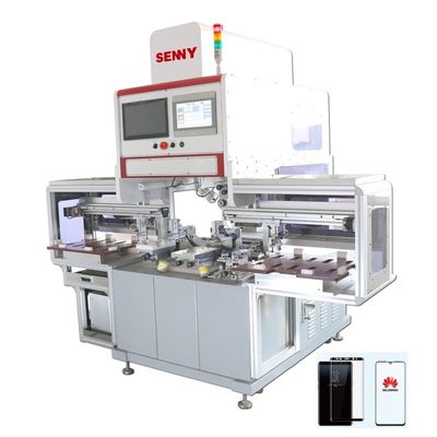 2100pcs / Hr 5bar เครื่องพิมพ์แผ่นอัตโนมัติสำหรับฝาครอบกระจก 3D