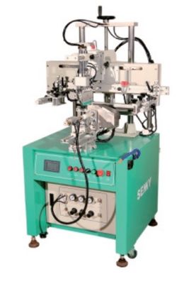 Servo Drive เครื่องพิมพ์แผ่นไหมดิจิตอล สําหรับกล่องกลม / วงกลม