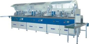 เครื่องพิมพ์หน้าจอรูปร่างซับซ้อน 380V L พร้อมฟังก์ชั่นปั๊มและติดฉลากร้อน
