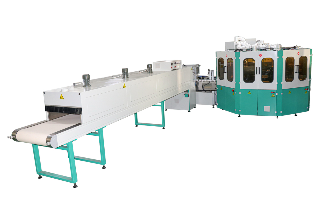 ขวดป้อนขวดเครื่องพิมพ์หน้าจอ CNC พร้อม IR Curing สำหรับขวดป้อนทารกและถ้วย Sippy 1-6 สี