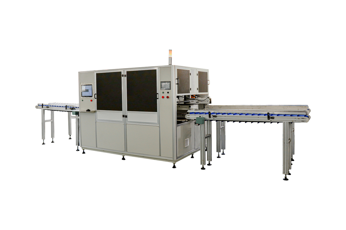 เครื่องพิมพ์สกรีนขวดสี 2 ขวดขับเคลื่อนด้วยเซอร์โวโดยใช้หมึก Uv Linear Track Double Column