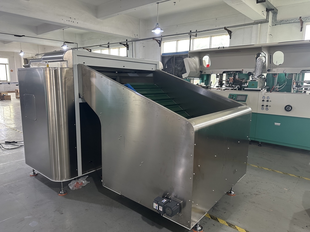 เครื่องพิมพ์จอกระป๋องอัตโนมัติเต็ม สําหรับถังกระบอก 100 ชิ้น/นาที