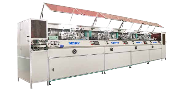 1-12 สีที่กําหนดเอง เครื่องพิมพ์หน้าจอขวดแบบโมดูลแบบอัตโนมัติเต็ม พร้อมการรักษา IR