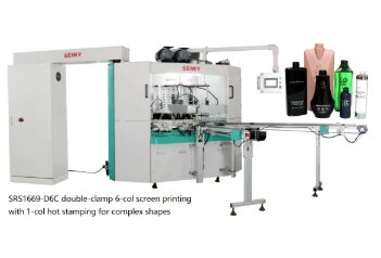 6 สถานี 25pcs / นาที เครื่องพิมพ์จอหลายสี ISO สําหรับ Cap