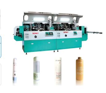 12 สี 5000pcs / Hr เครื่องพิมพ์จอท่อ 250x200mm สําหรับถัง