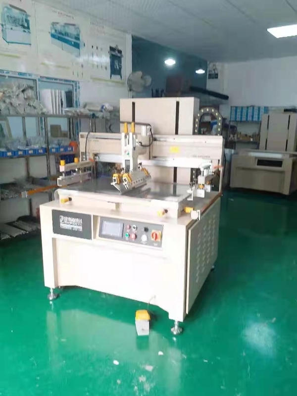 เครื่องพิมพ์หน้าจอแบนแผ่นอลูมิเนียมสำหรับพื้นที่การพิมพ์สูงสุด 600mm X 900mm